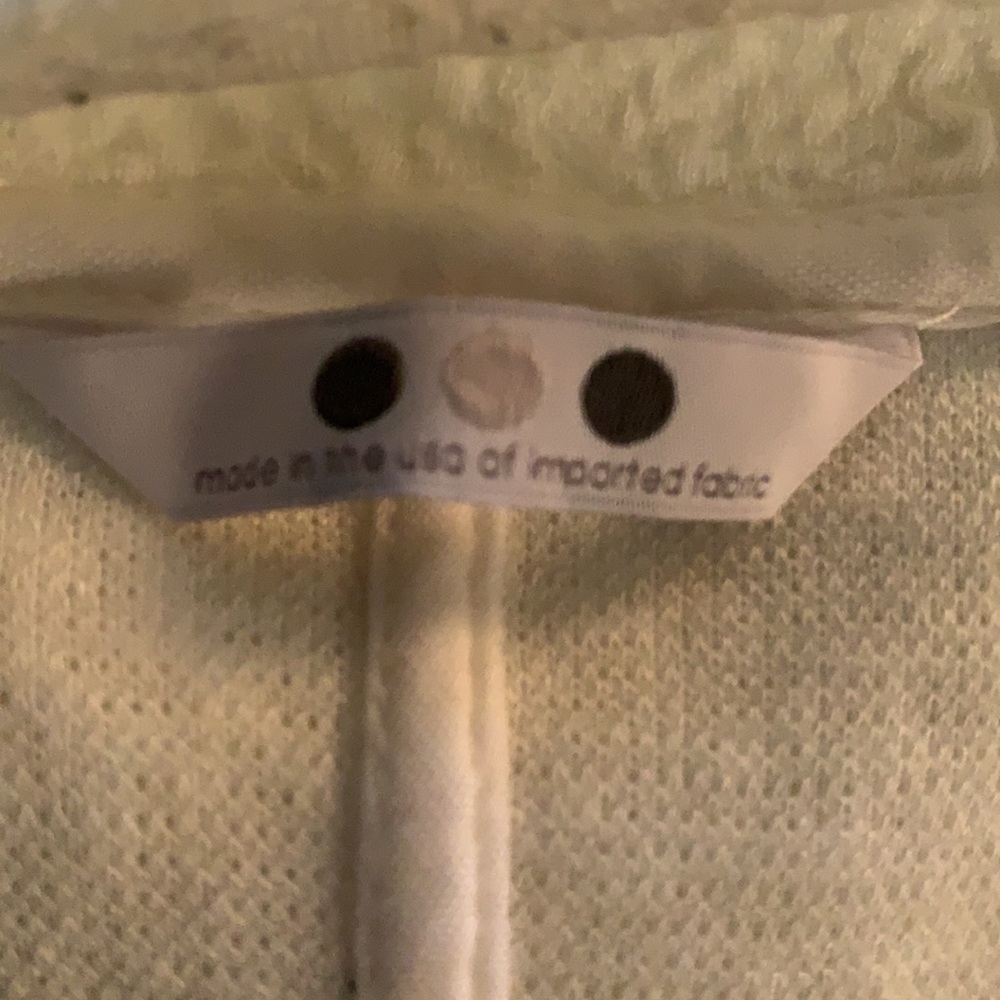 Three Dots Buttonless Cropped Blazer Squared Shou… - image 7